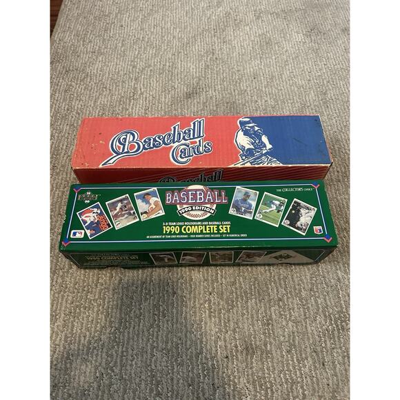 1990 Upper Deck and Topps Baseball Set Not Complete Collectors Choice Holograms - Picture 1 of 6